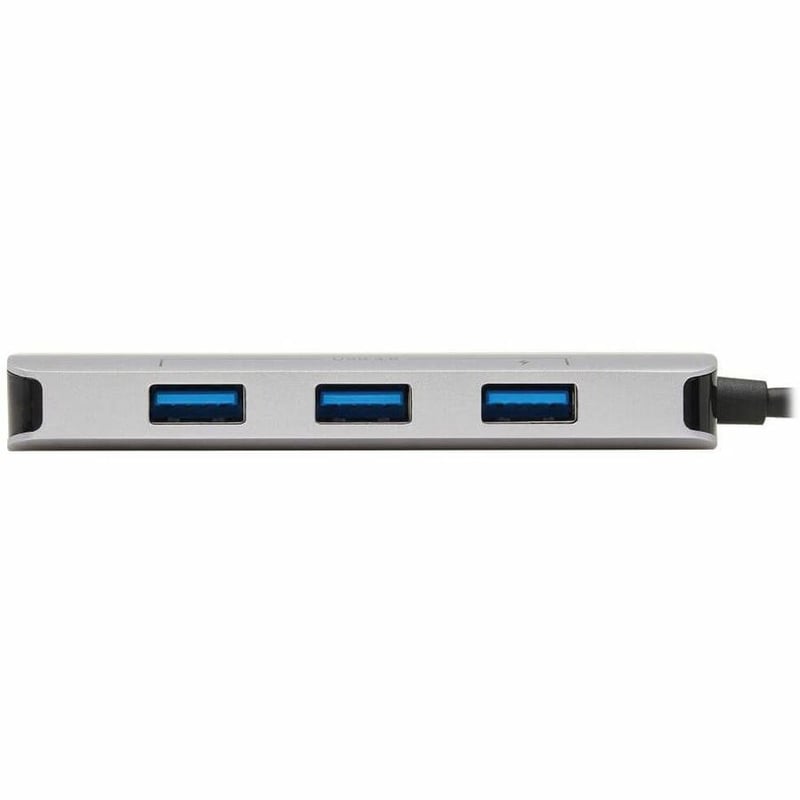 Tripp Lite by Eaton 3-Port USB-C Hub - USB 3.x (5Gbps) Hub Ports Gigabit Ethernet Thunderbolt 3 100W PD Charging Aluminum Housing - Thumbnail 5