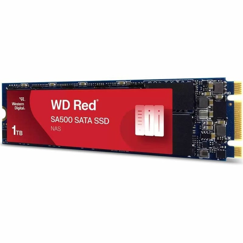 WD Red SA500 WDS100T1R0B 1 TB Solid State Drive - M.2 2280 Internal - SATA (SATA/600) - Thumbnail 2