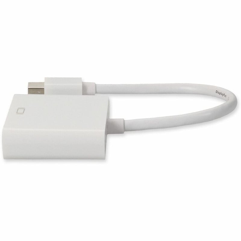 AddOn Mini-DisplayPort 1.1 Male to DVI-I (29 pin) Female White Active Adapter For Resolution Up to 1920x1200 (WUXGA) - Thumbnail 2