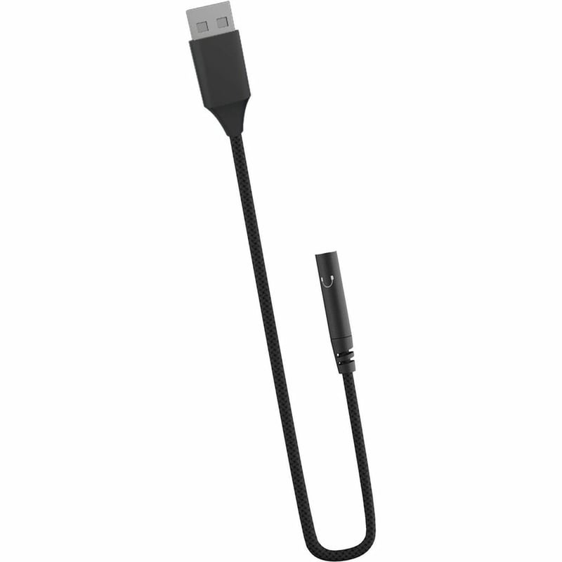 HEADSET ADAPTER 3.5MM TO USB-A CONNECTOR (BLACK) - Thumbnail 2