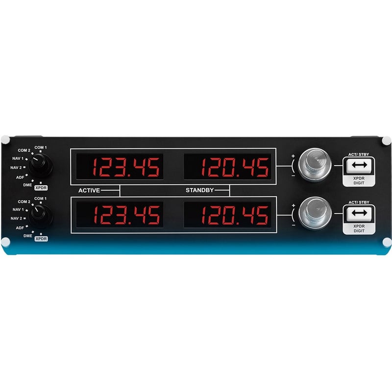 Saitek Flight Radio Panel Professional Simulation Radio Controller - Thumbnail 1