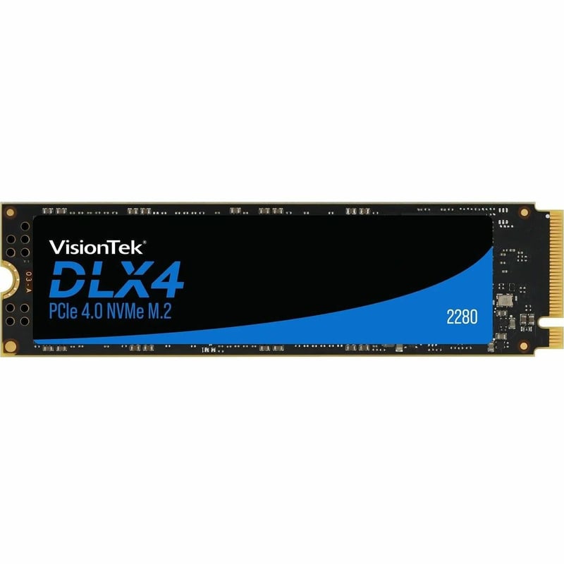 VisionTek DLX4 512 GB Solid State Drive - M.2 2280 Internal - PCI Express NVMe (PCI Express NVMe 4.0 x4) - Thumbnail 1