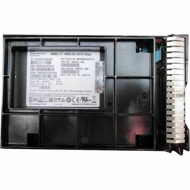 HPE Sourcing 480 GB Solid State Drive - 3.5" Internal - SATA (6Gb/s SAS) - Mixed Use