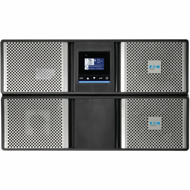 Eaton 9PX G2 3000VA 3000W 208/120V Online Double-Conversion UPS - L6-30P Input, 6x 5-20R, 1x L6-30R, 1x L14-30R, Cybersecure Network Card, Extended Run, 6U Rack/Tower - Thumbnail 3