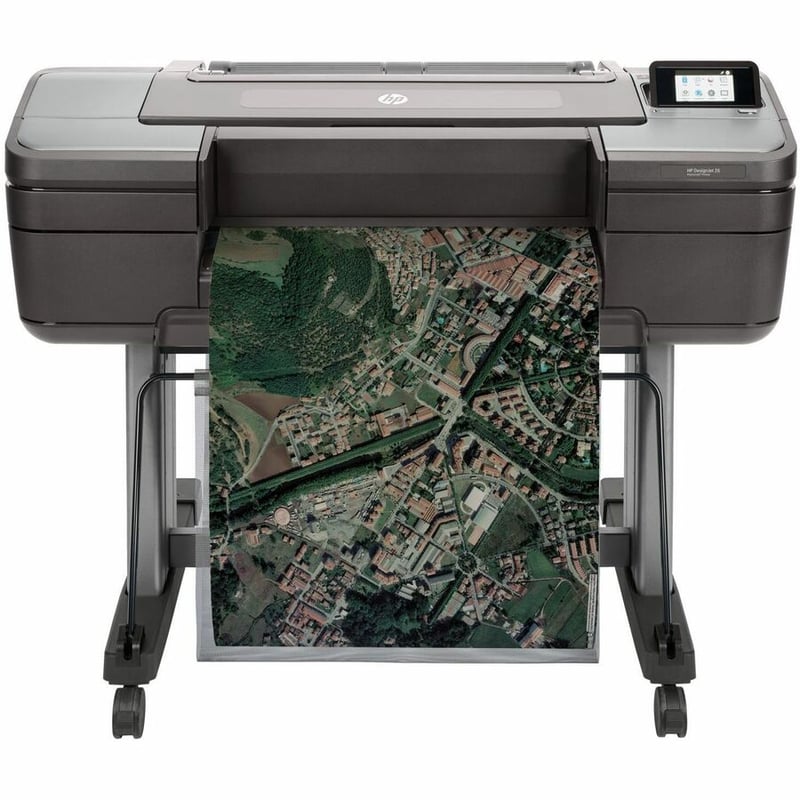 HP Designjet Z6 PostScript Inkjet Large Format Printer - 24" Print Width - Color - Thumbnail 3