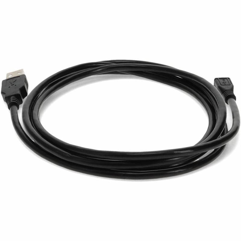 AddOn 2m USB 2.0 (A) Male to Micro-USB 2.0 (B) Male Black Cable - Thumbnail 4