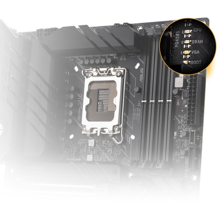TUF GAMING Z690-PLUS WIFI Gaming Desktop Motherboard - Intel Z690 Chipset - Socket LGA-1700 - Intel Optane Memory Ready - ATX - Thumbnail 4