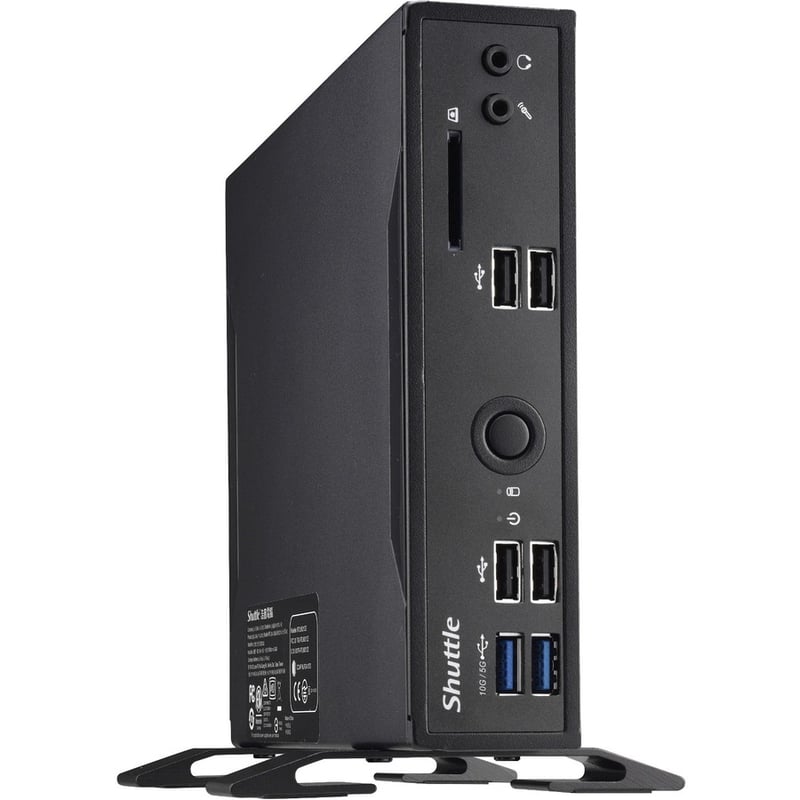 Shuttle XPC slim DS20U Barebone System - Slim PC - Socket BGA-1528 - 1 x Processor Support - Intel Celeron 5205U 1.90 GHz Dual-core (2 Core) - Thumbnail 2