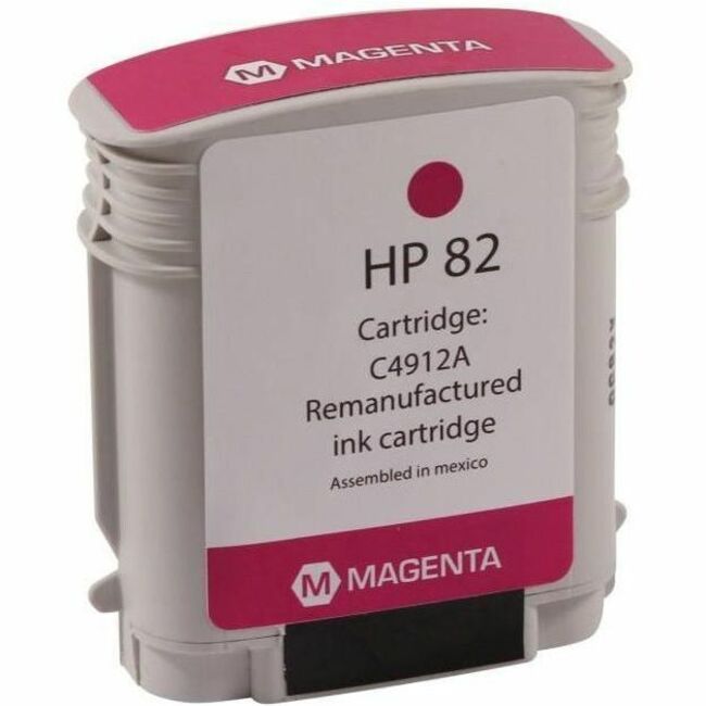 WF Remanufactured High Yield Magenta Wide Format Ink Cartridge for HP 82 (C4912A) - Thumbnail 1
