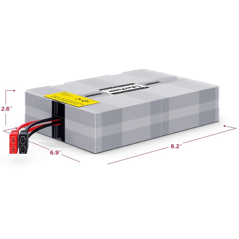 CyberPower RB1270X4G Replacement Battery Cartridge - Thumbnail 3