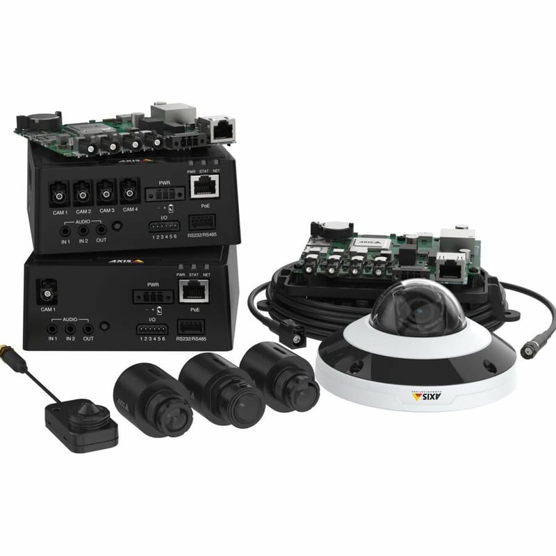 AXIS F4105-LRE Indoor/Outdoor Full HD Surveillance Camera - Color - 8 Pack - Dome - White - Thumbnail 2