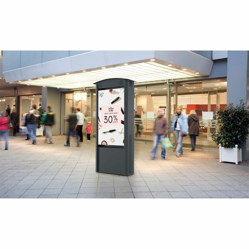 Dual-Sided Smart City Kiosk with (2) 55" Xtreme™ High Bright Outdoor Displays - Thumbnail 4