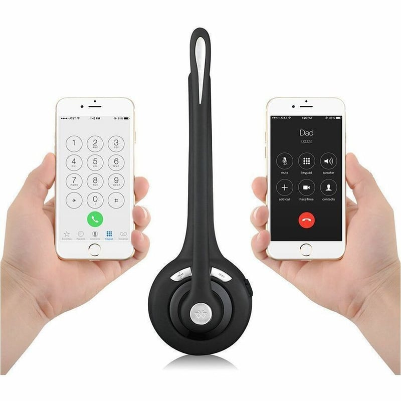 WIRELESS OFFICE HEADSET BLUETOOTH 5.2 SINGLE SPEAKER - Thumbnail 5
