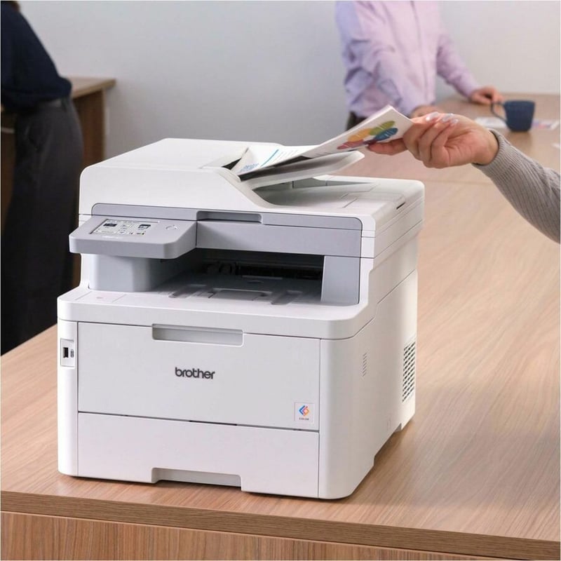 Brother Workhorse MFC-L8395CDW Digital Color All-in-One Printer with Wireless Networking and Duplex Print, Scan, and Copy - Thumbnail 5
