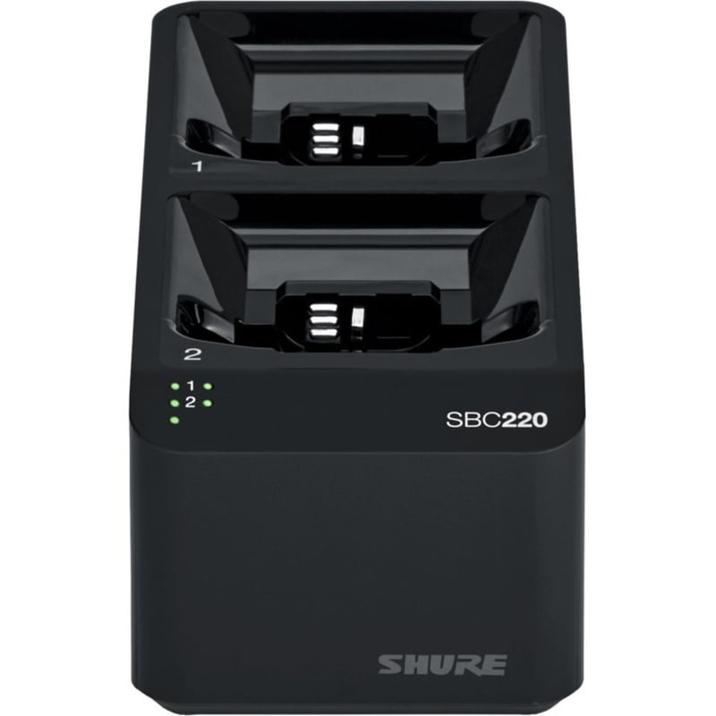Shure SBC220 2-Bay Networked Docking Charger - Thumbnail 1