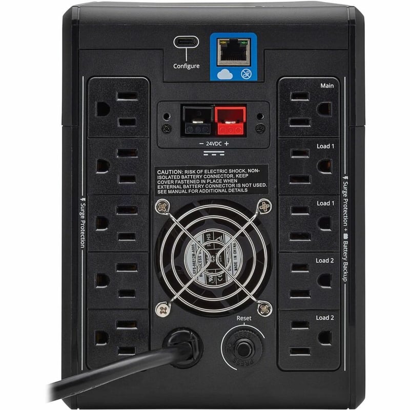 CLOUD-CONNECTED UPS 1400VA 1000 120V AVR REMOTE MONITOR 10-OUT LCD - Thumbnail 3