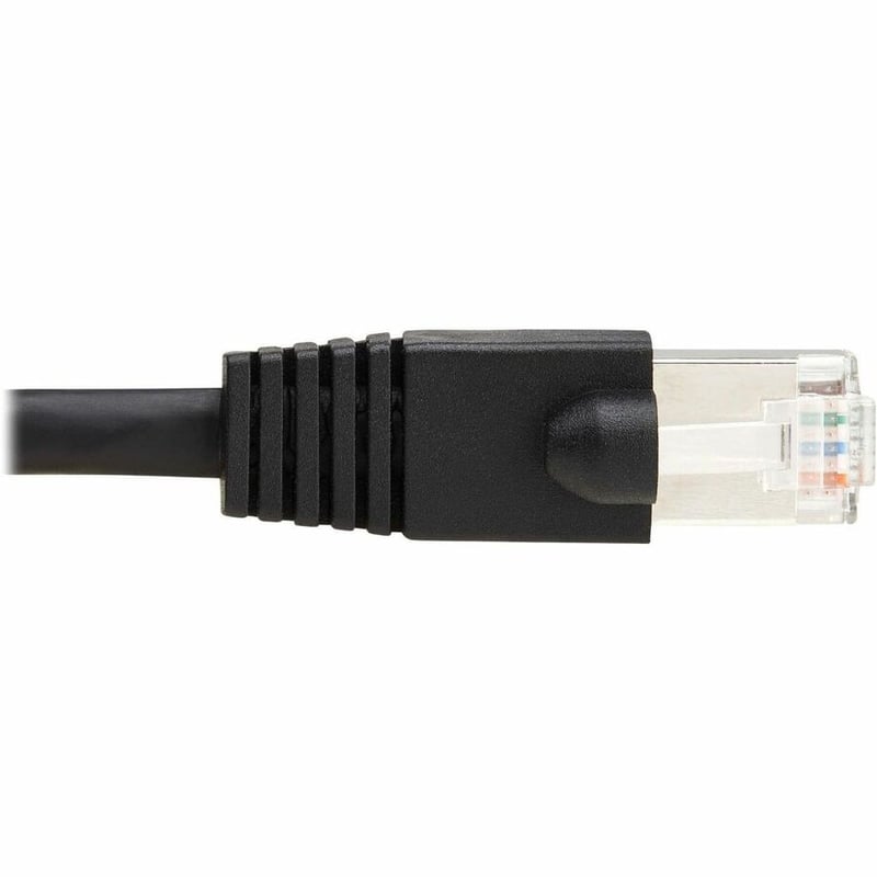 Eaton Tripp Lite Series Cat8 40G Snagless SSTP Ethernet Cable (RJ45 M/M), PoE, Black, 1 ft. (0.3 m) - Thumbnail 5