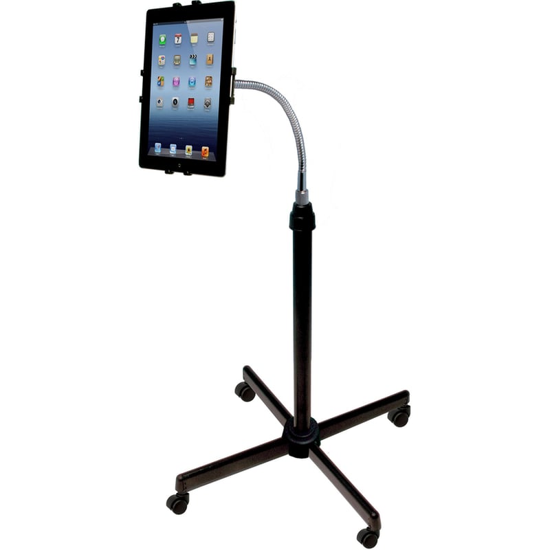 CTA Universal Height-Adjustable Gooseneck Floor Stand for Tablets - Thumbnail 2