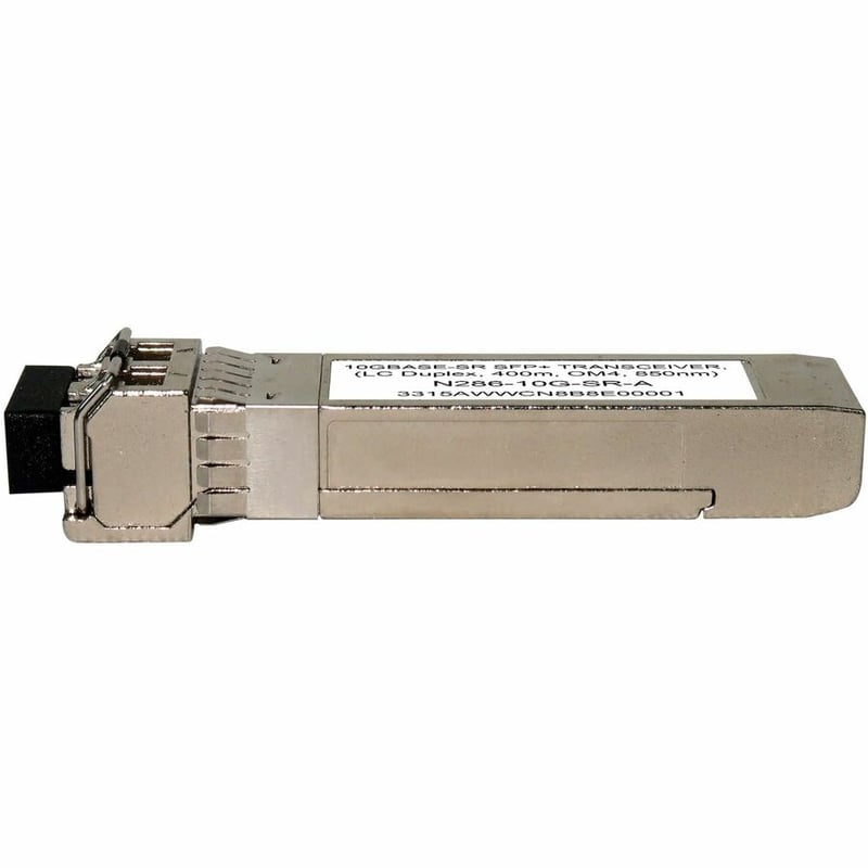 Eaton Tripp Lite Series Arista-Compatible SFP-10G-SR SFP+ Transceiver - 10GBase-SR, LC Duplex MMF, 10 Gbps, 850 nm, 400 m (1312 ft.) - Thumbnail 4