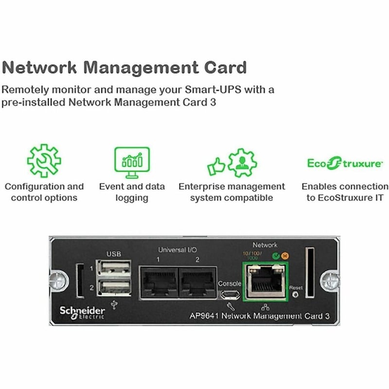 APC by Schneider Electric Smart-UPS 3000 VA Tower/Rack Mountable UPS - Thumbnail 5
