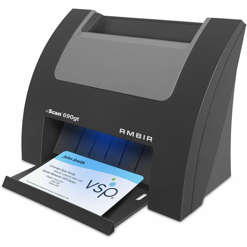 Ambir nScan 690gt Duplex ID Card Scanner w/AmbirScan for athenahealth - Thumbnail 1