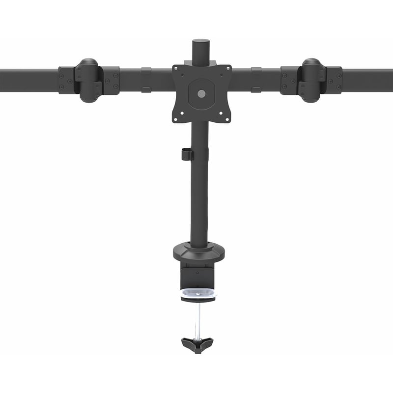 StarTech.com Desk Mount Triple Monitor Arm, 3 VESA 27" (17.6lb/8kg) Displays, Ergonomic Height Adjustable Articulating Pole Mount - Thumbnail 3