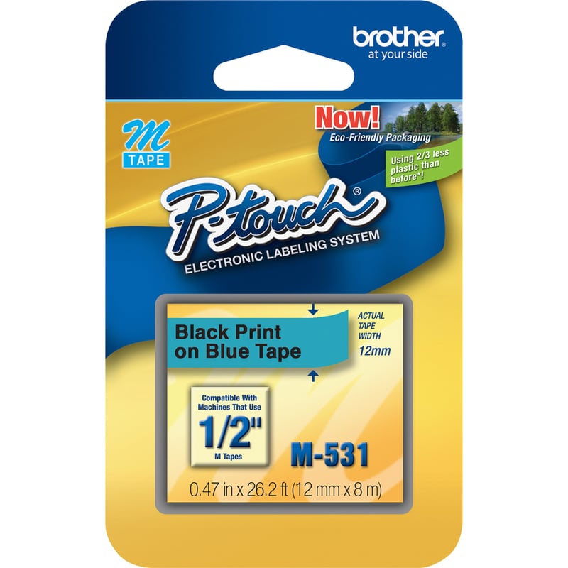 Brother P-touch Nonlaminated M Series Tape Cartridge - Thumbnail 2