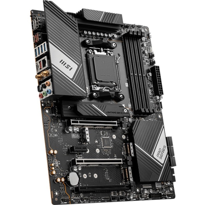 MSI PRO X670-P WIFI Desktop Motherboard - AMD X670 Chipset - Socket AM5 - ATX - Thumbnail 3
