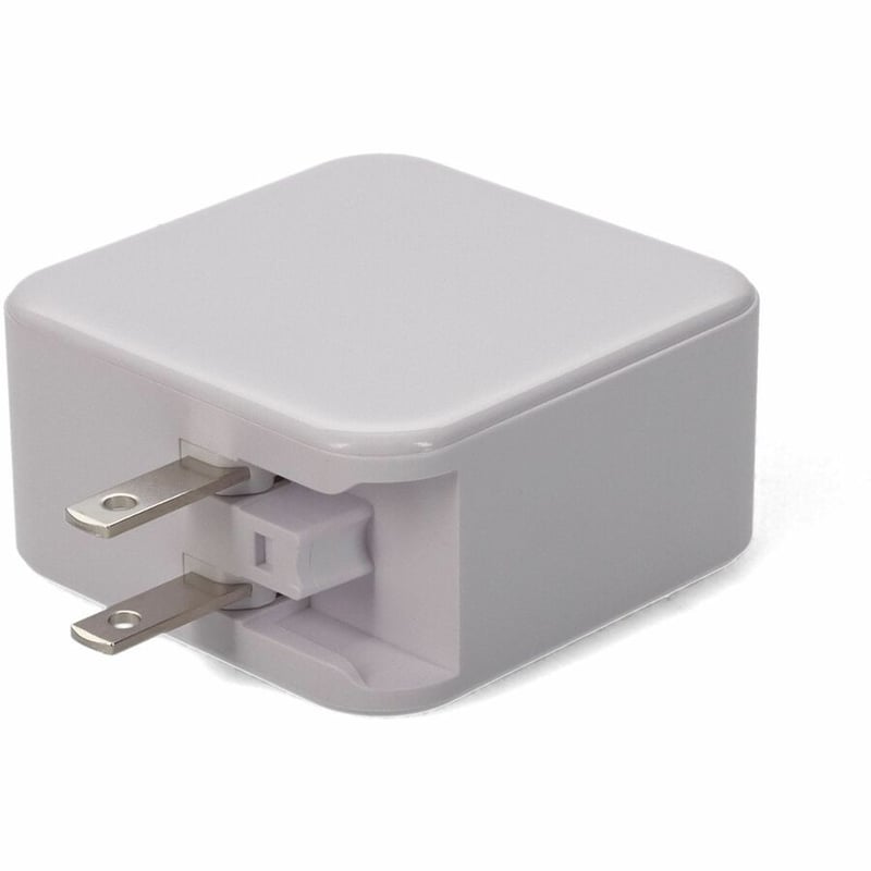 AddOn Wall Plug to USB C 3.1 15V at 3A, or 20V at 3A 60W total for US White - Thumbnail 5