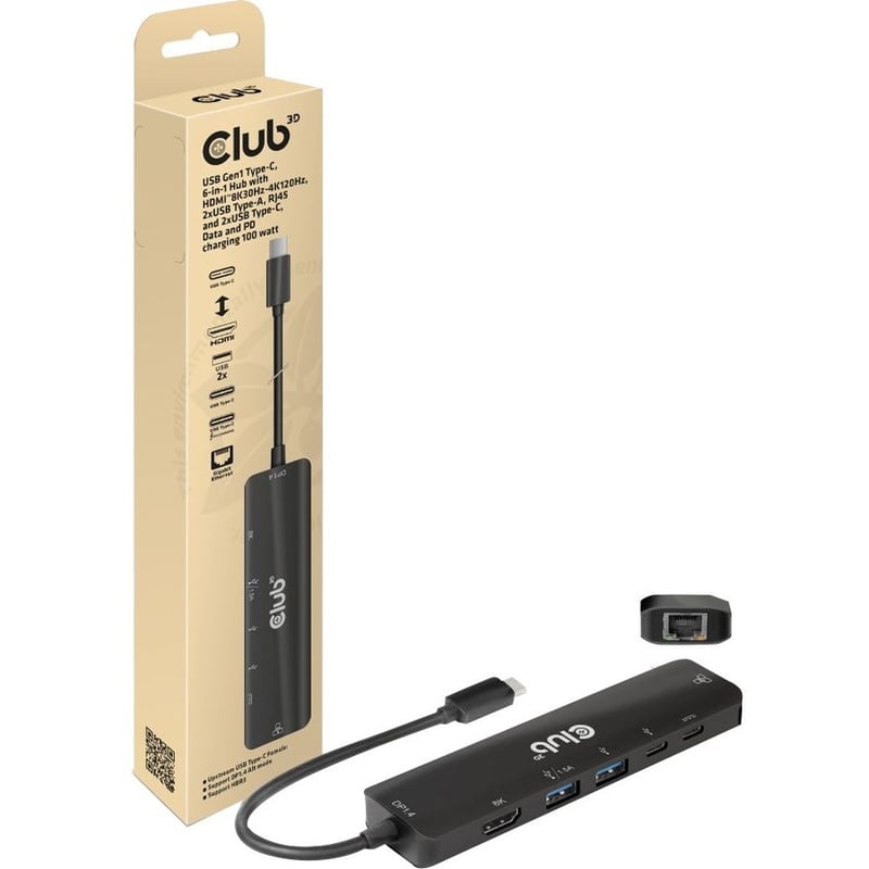 Club 3D CSV-1596 Docking Station - Thumbnail 1