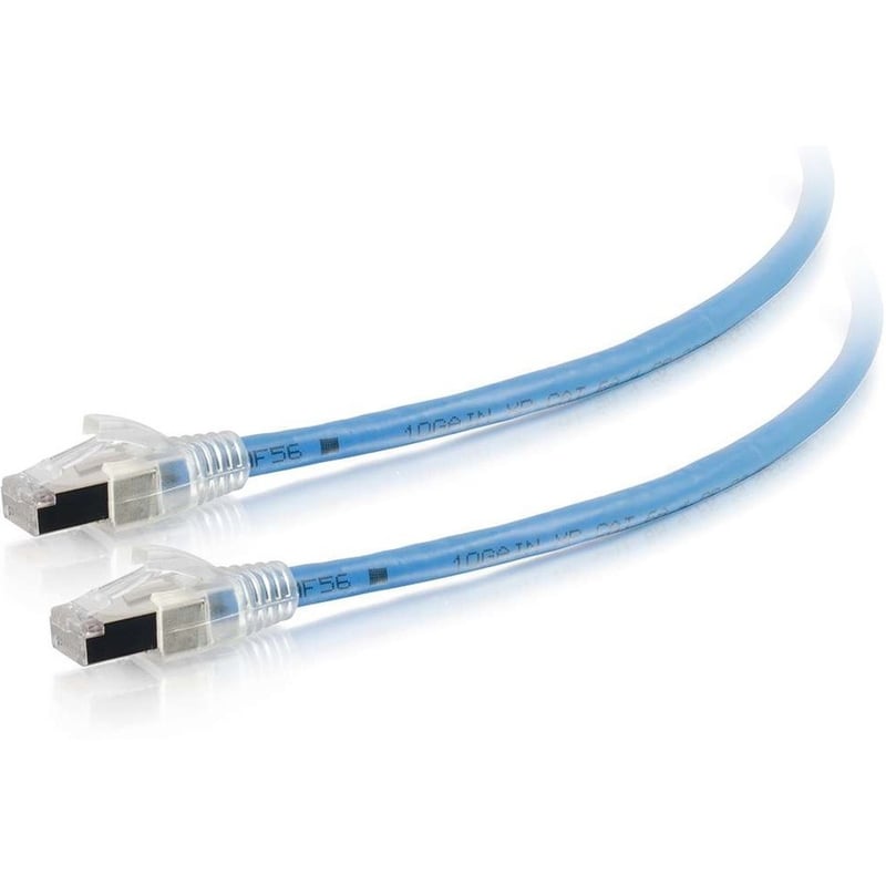 C2G 50ft HDBaseT Cat6a Cable with Discontinuous Shielding - Plenum - Blue - Thumbnail 1