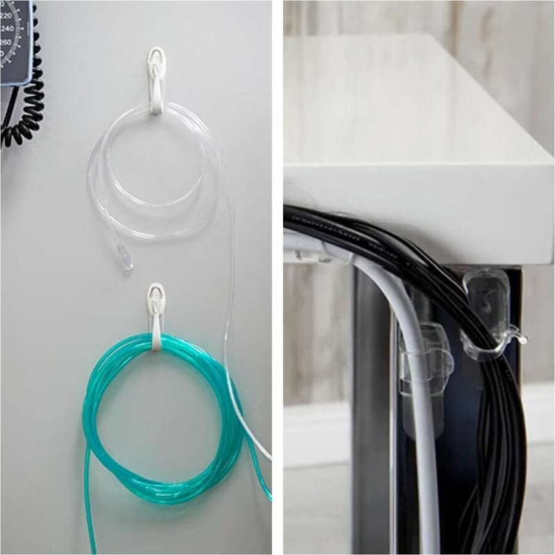 Command Clear Round Cord Clips Value Pack - Thumbnail 5
