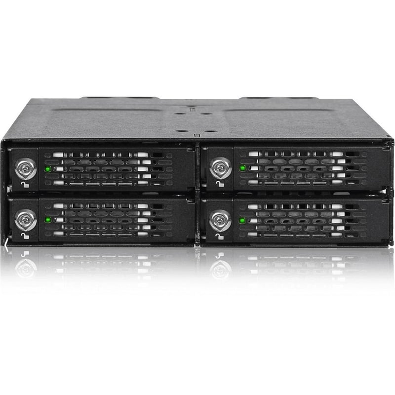 Icy Dock ToughArmor MB720MK-B V2 Drive Enclosure for 5.25" M.2, PCI Express NVMe 4.0 x4 - SFF-8612 OCuLink Host Interface Internal - Black - Thumbnail 5