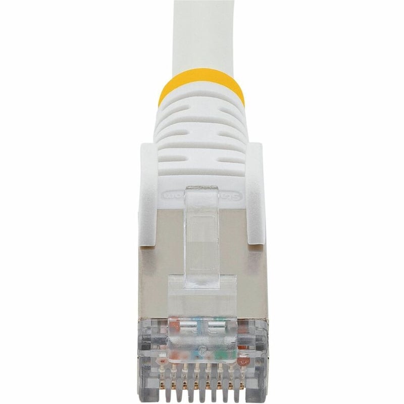 CAT6A ETHERNET CABLE - WHITE 10GBE S/FTP LSZH 100W POE - Thumbnail 4
