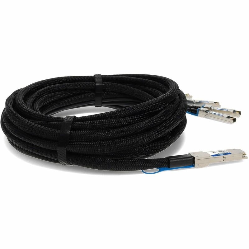 AddOn Cisco® Compatible TAA Compliant 40GBase-CU QSFP+ to 4xSFP+ Direct Attach Cable (Active Twinax, 1m) - Thumbnail 2