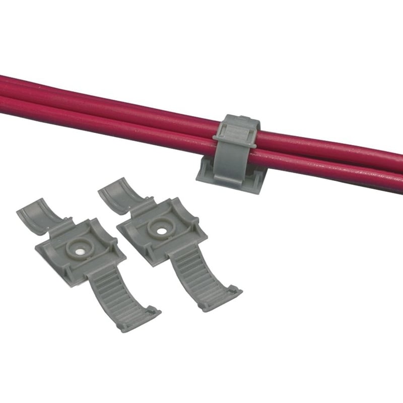 CLINCHR ADJ RELEA CLAMP 6SCREW GRY PK100.