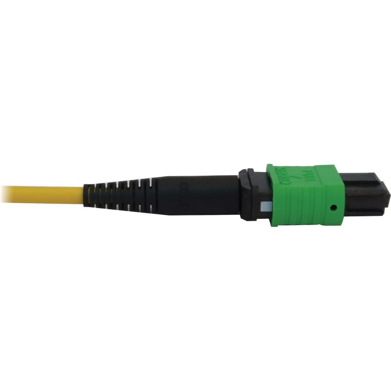 Eaton Tripp Lite Series 40/100G Singlemode 9/125 OS2 Fiber Optic Cable (12F MTP/MPO-APC F/F), LSZH, Yellow, 7 m (23 ft.) - Thumbnail 4