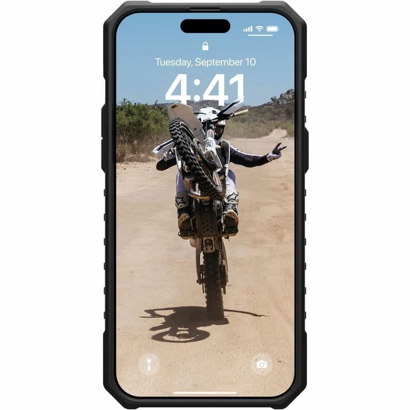 Urban Armor Gear Pathfinder iPhone 15 Pro Max Case - Black - Thumbnail 2