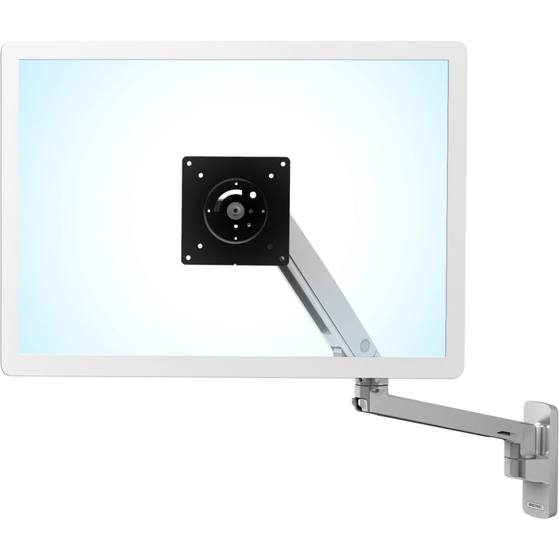 Ergotron Mounting Arm for TV, LCD Monitor - Polished Aluminum - Thumbnail 1