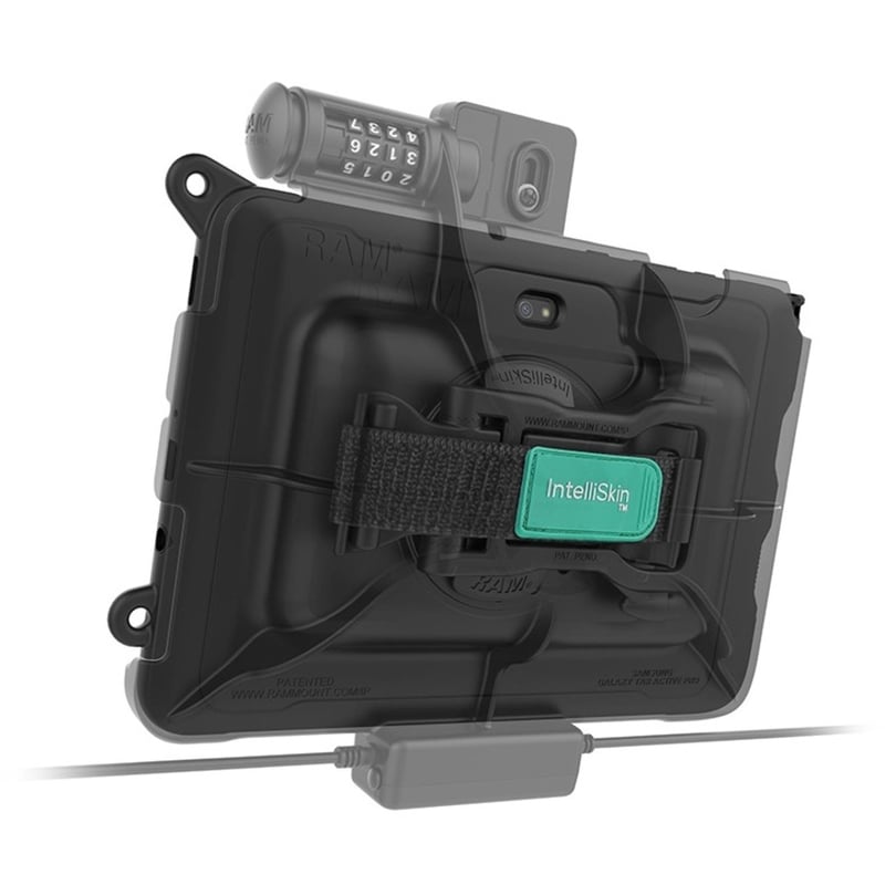RAM Mounts Skin Combo-Locking Power + Data Dock for Samsung Tab Active Pro - Thumbnail 4