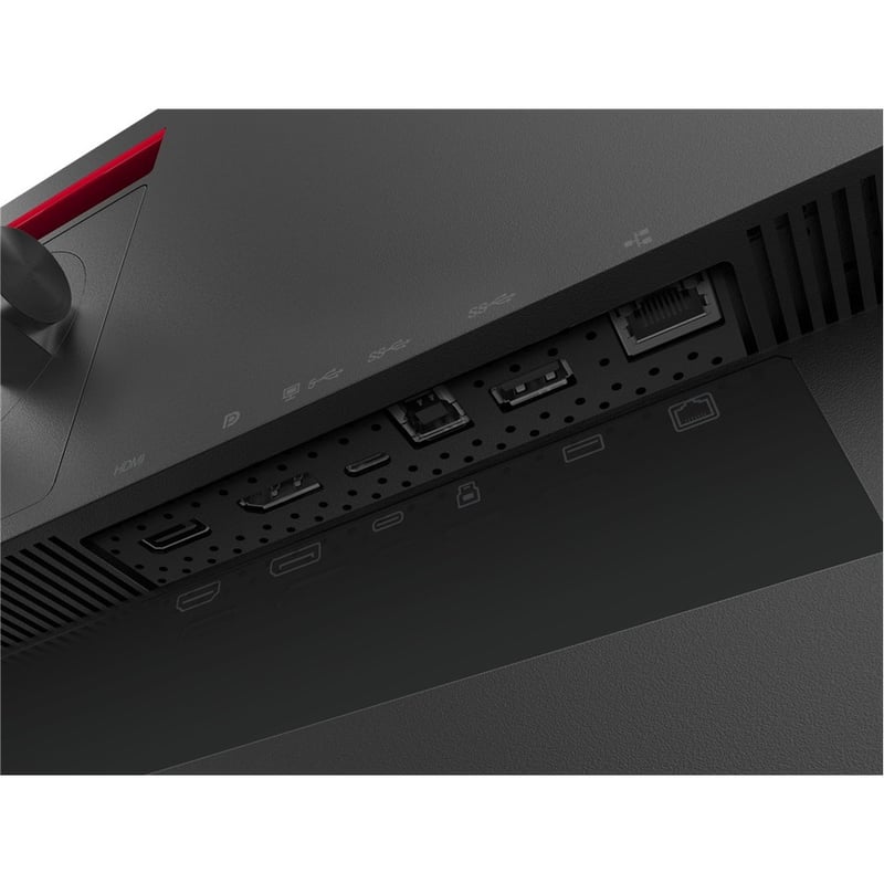 Lenovo ThinkVision P32P-20 32" Class 4K UHD LCD Monitor - 16:9 - Raven Black - Thumbnail 5