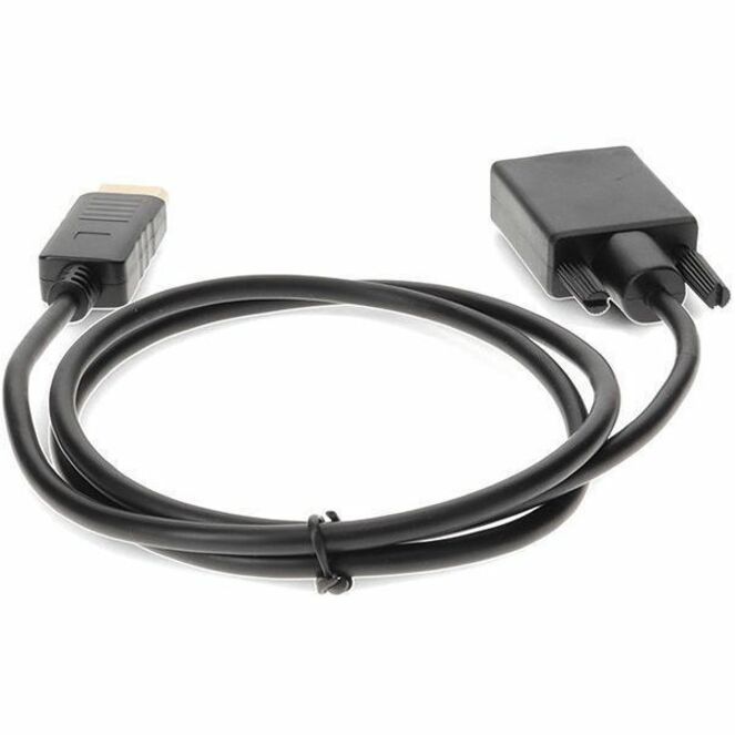 3ft DisplayPort 1.2 Male to VGA Male Black Cable For Resolution Up to 1920x1200 (WUXGA) - Thumbnail 4
