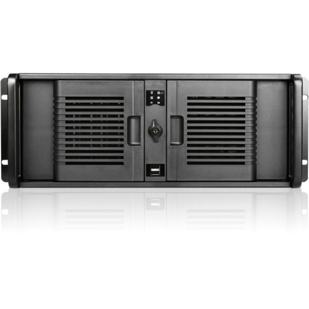iStarUSA 4U Compact Stylish Rackmount Chassis with 500W Redundant Power Supply - Thumbnail 3