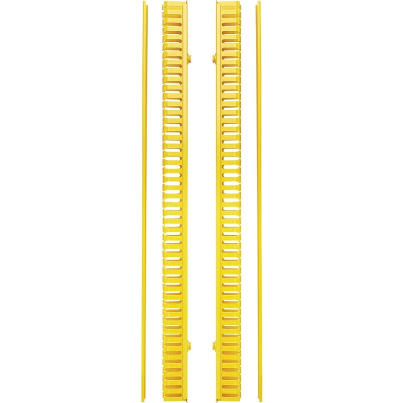 Tripp Lite by Eaton Vertical Cable Manager - Finger Duct with Cover, Yellow, 6 ft. (1.8 m) - Thumbnail 4