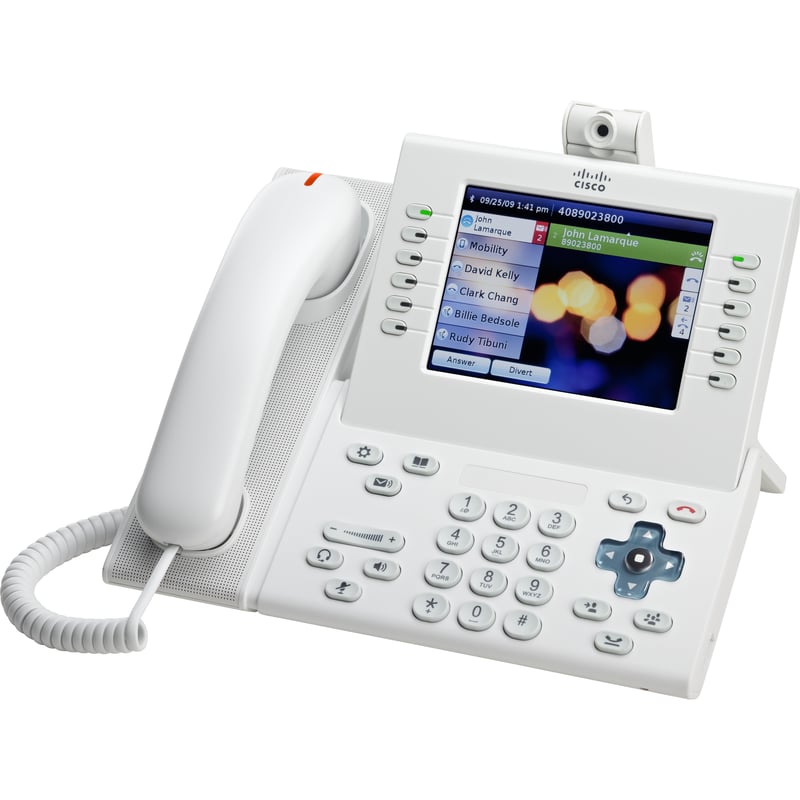 Cisco Unified 9971 IP Phone - Refurbished - 2 Multiple Conferencing - Wall Mountable - Charcoal - Thumbnail 1