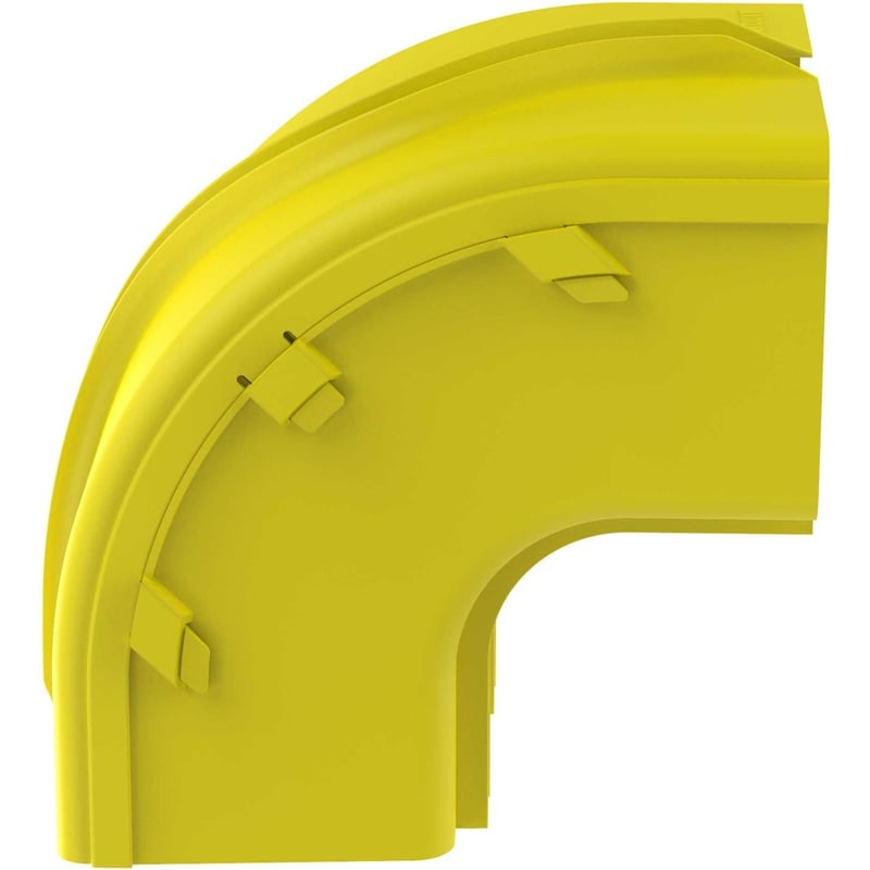 Panduit FiberRunner® Outside Vertical Right-Angle, 90°, 6x4, Yellow - Thumbnail 2