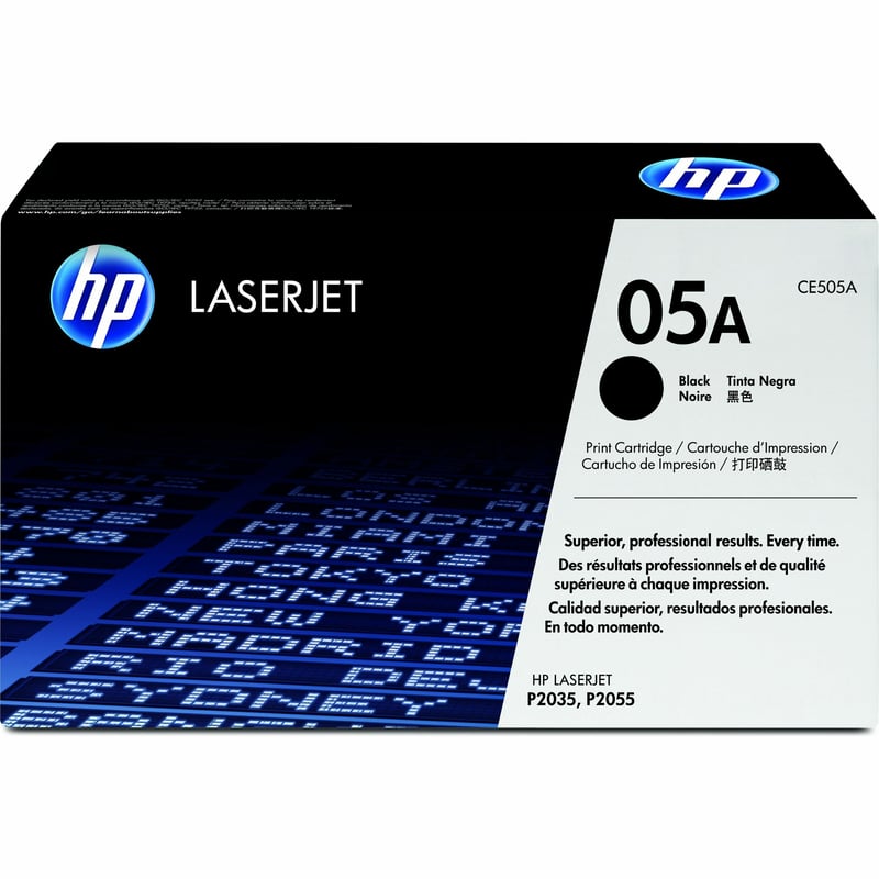 HP 05A Original Laser Toner Cartridge - Black - 1 Pack - Thumbnail 1