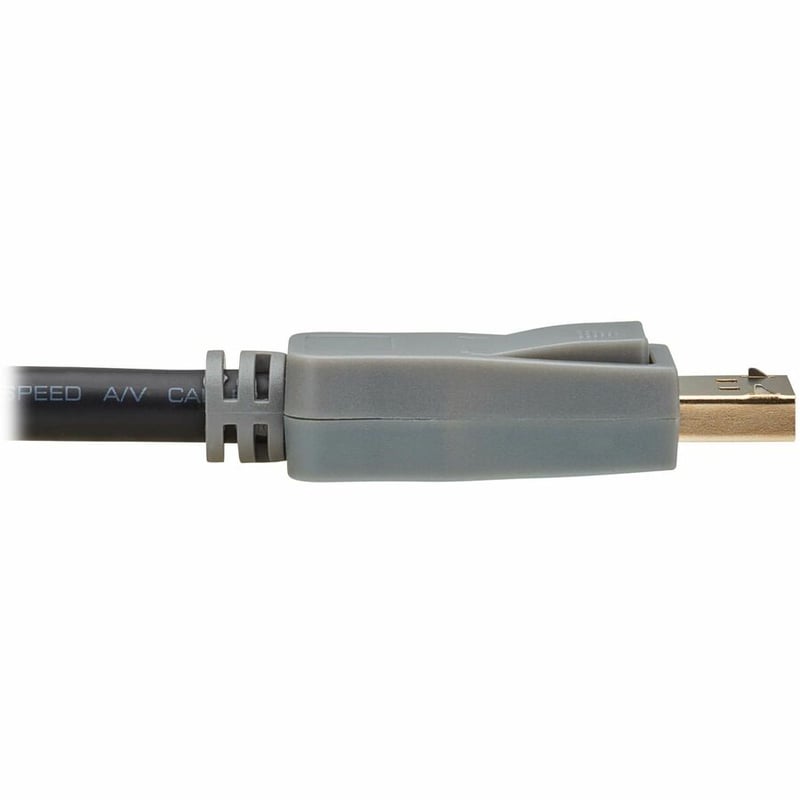 DPORT CABLE W LATCH CONNECTORS M/M 4K60HZ HBR2 4:4:4 35FT BLACK - Thumbnail 4