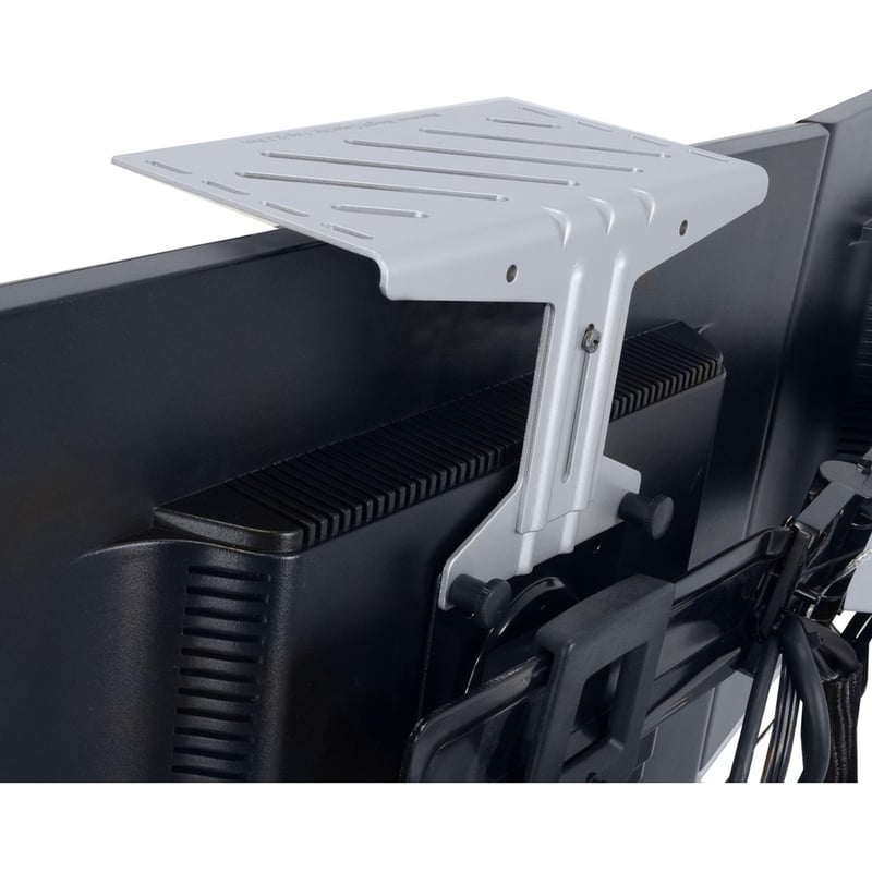 Ergotron Mounting Shelf for Wall Mounting System, Video Conferencing Camera, Webcam, Display Cart - Silver - Thumbnail 2