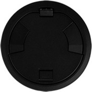 Wiremold 8CT Evolution Poke Thru Surface Style Cover, Black - Thumbnail 2